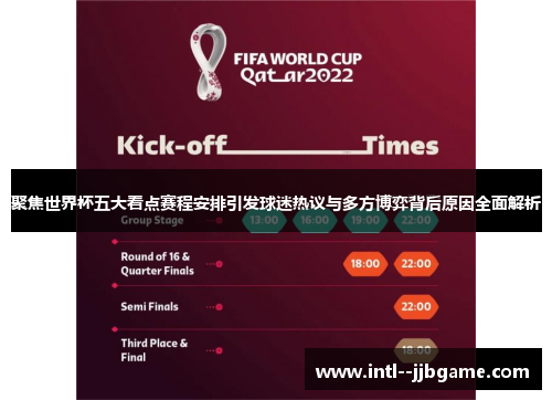 聚焦世界杯五大看点赛程安排引发球迷热议与多方博弈背后原因全面解析 聚焦世界杯五大看点赛程安排引发球迷热议与多方博弈背后原因全面解析